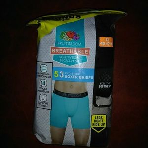 Mens Fruit of loom breathable underwear